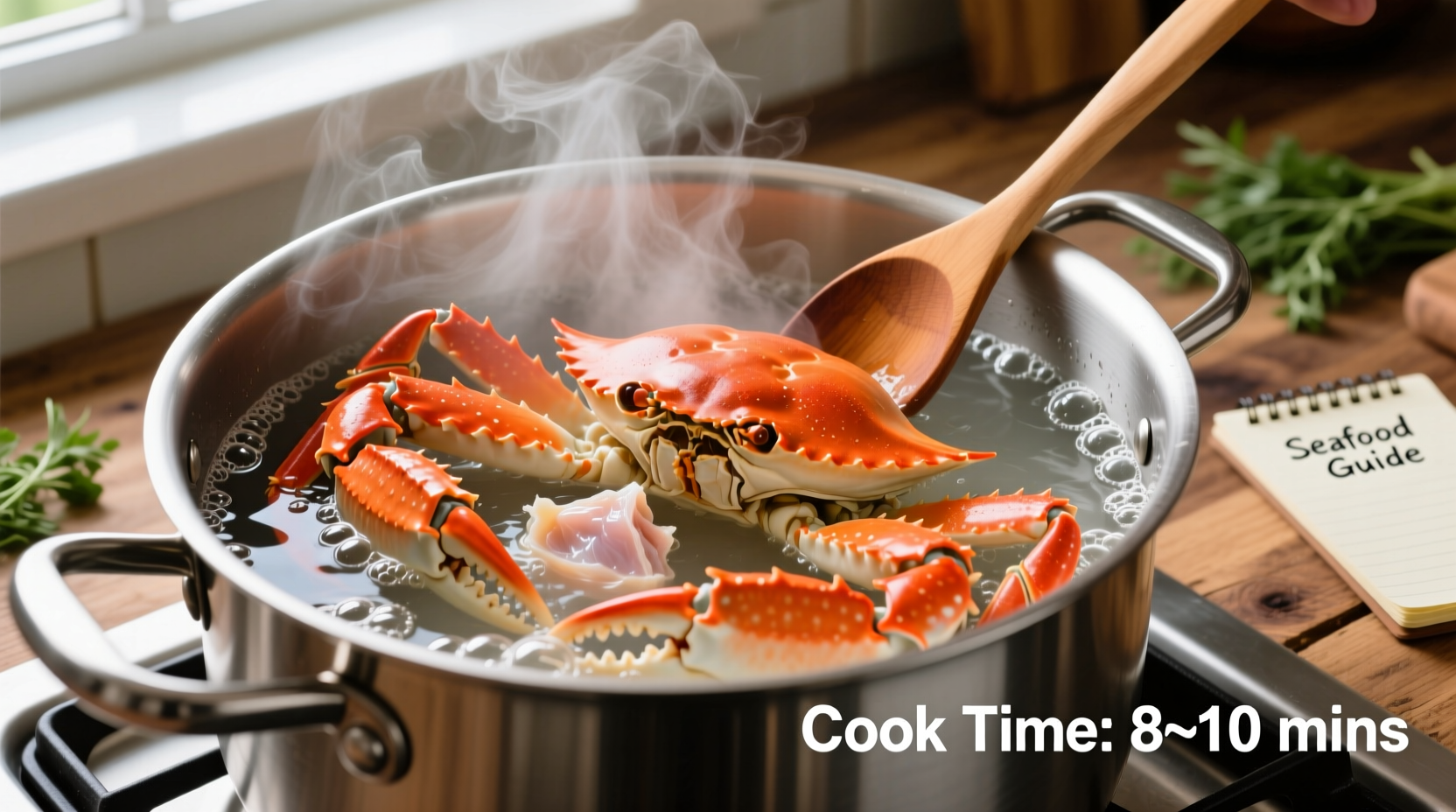 how long crab legs cook