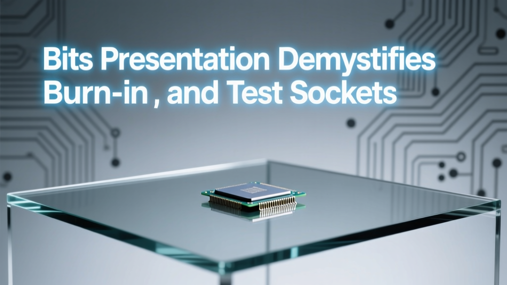 Bits Presentation Demystifies Burn-In and Test Sockets: Engineering Insights for Display Reliability