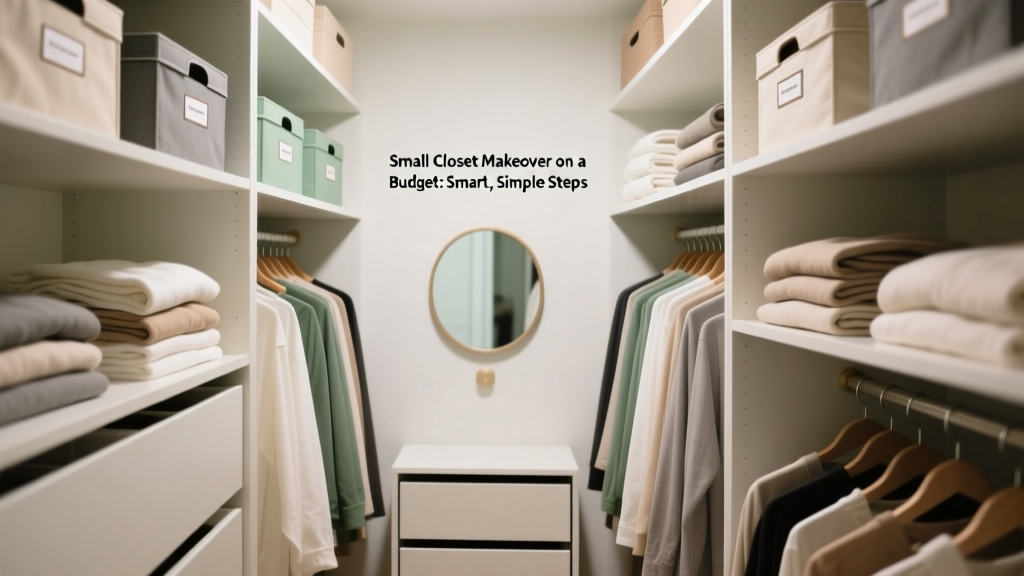 Small Closet Makeover on a Budget: Smart, Simple Steps