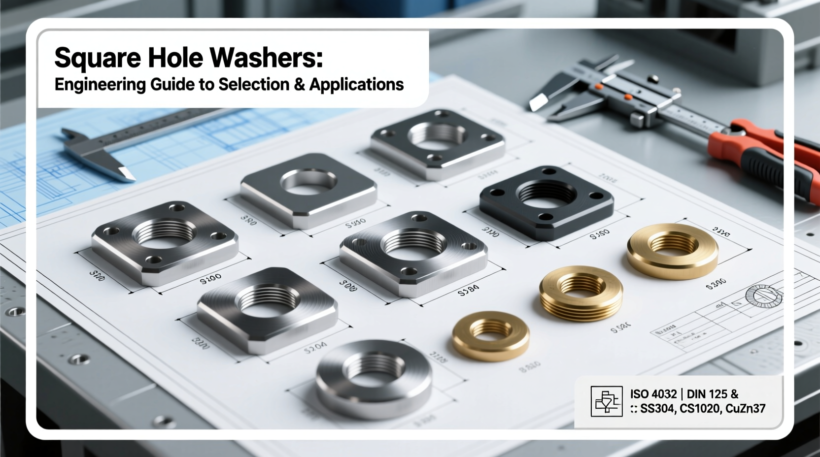 best square hole washers