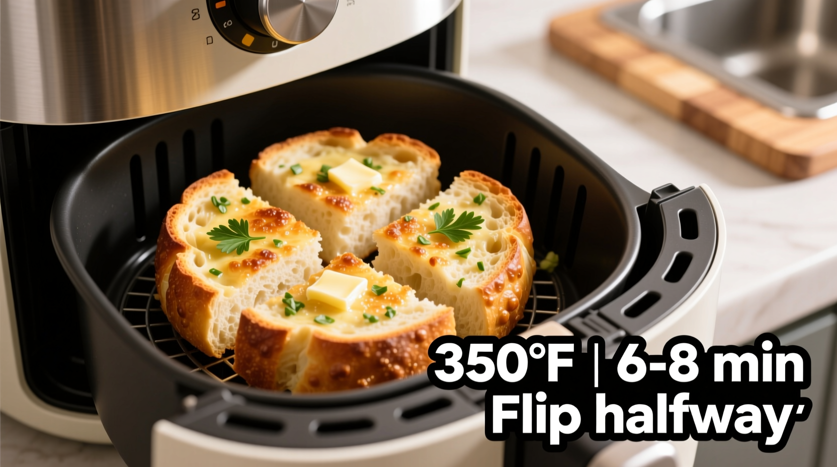 Air Fryer Garlic Bread: Perfect Timing Guide (5-7 Minutes)