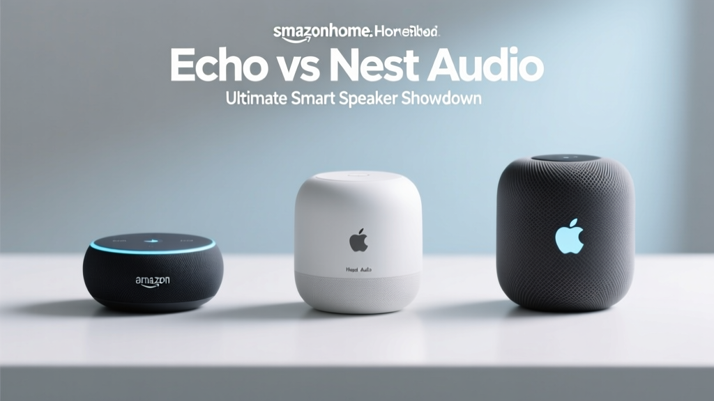 Echo vs Nest Audio vs HomePod: Ultimate Smart Speaker Showdown