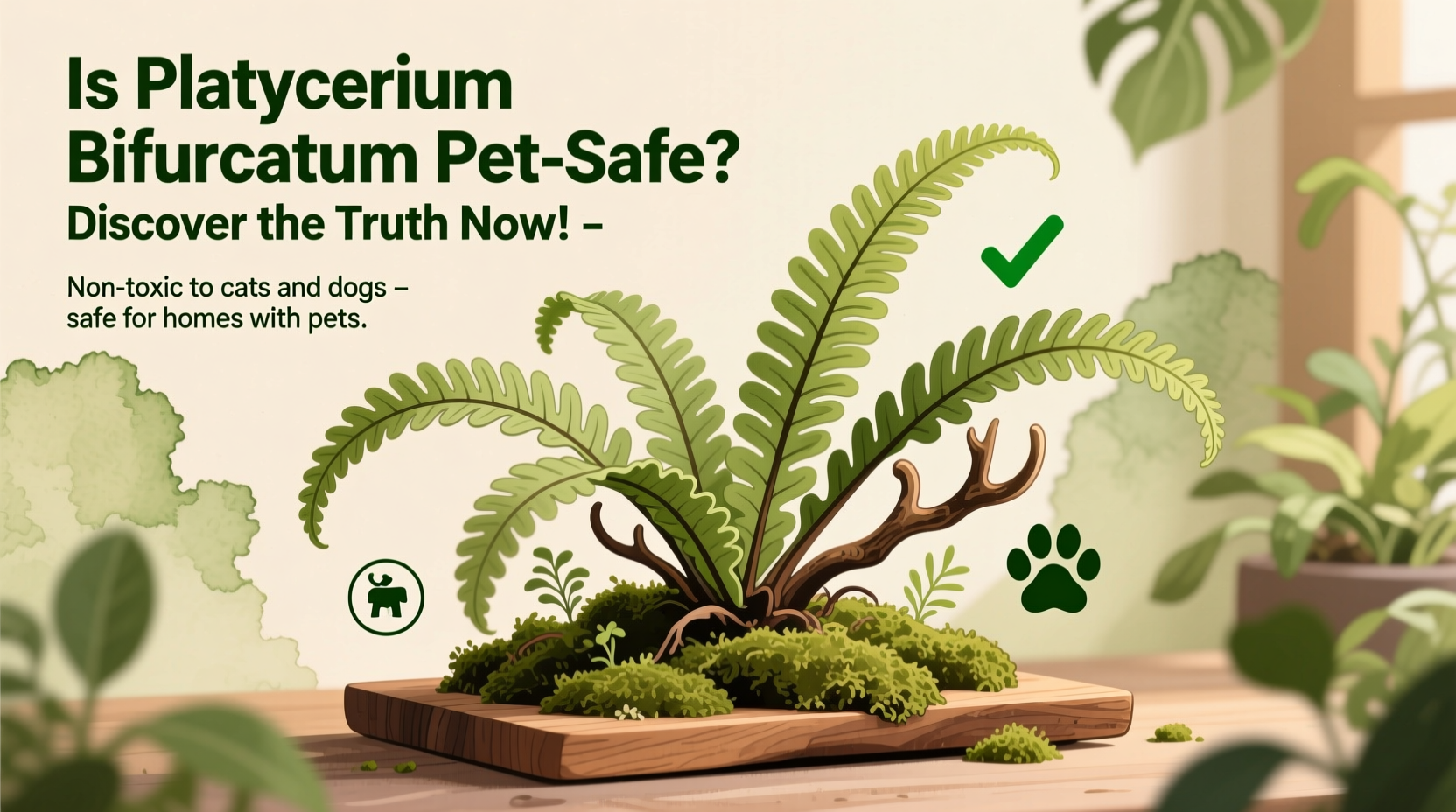 Is Platycerium Bifurcatum Pet-Safe? Discover the Truth Now!