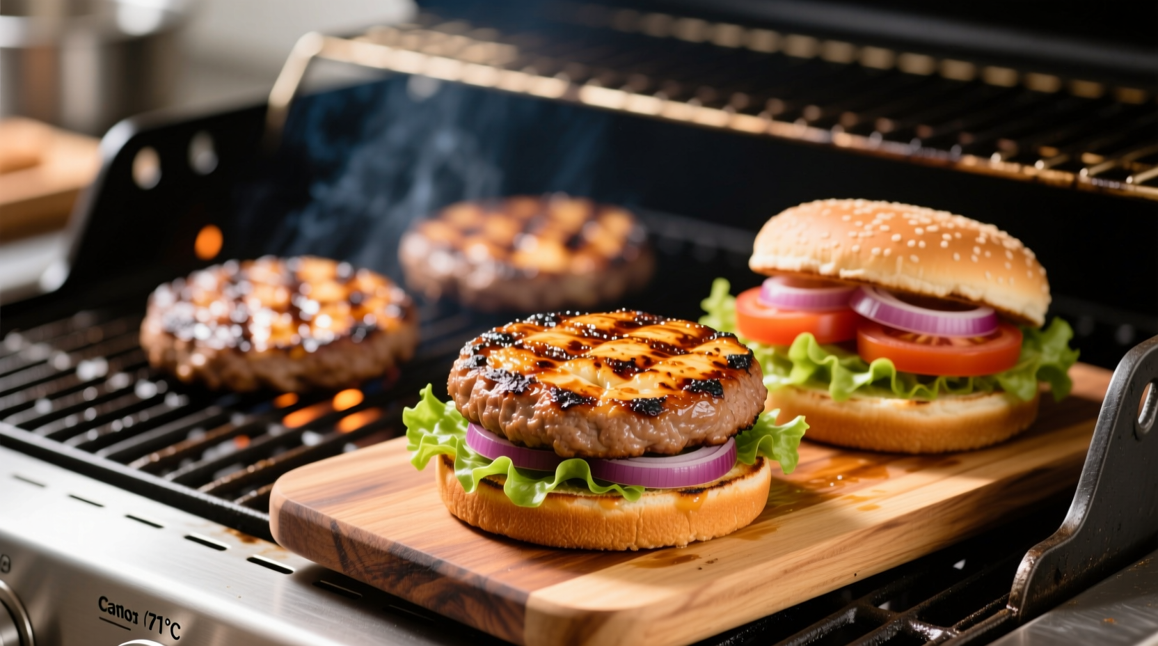 how long do you cook burgers on the grill