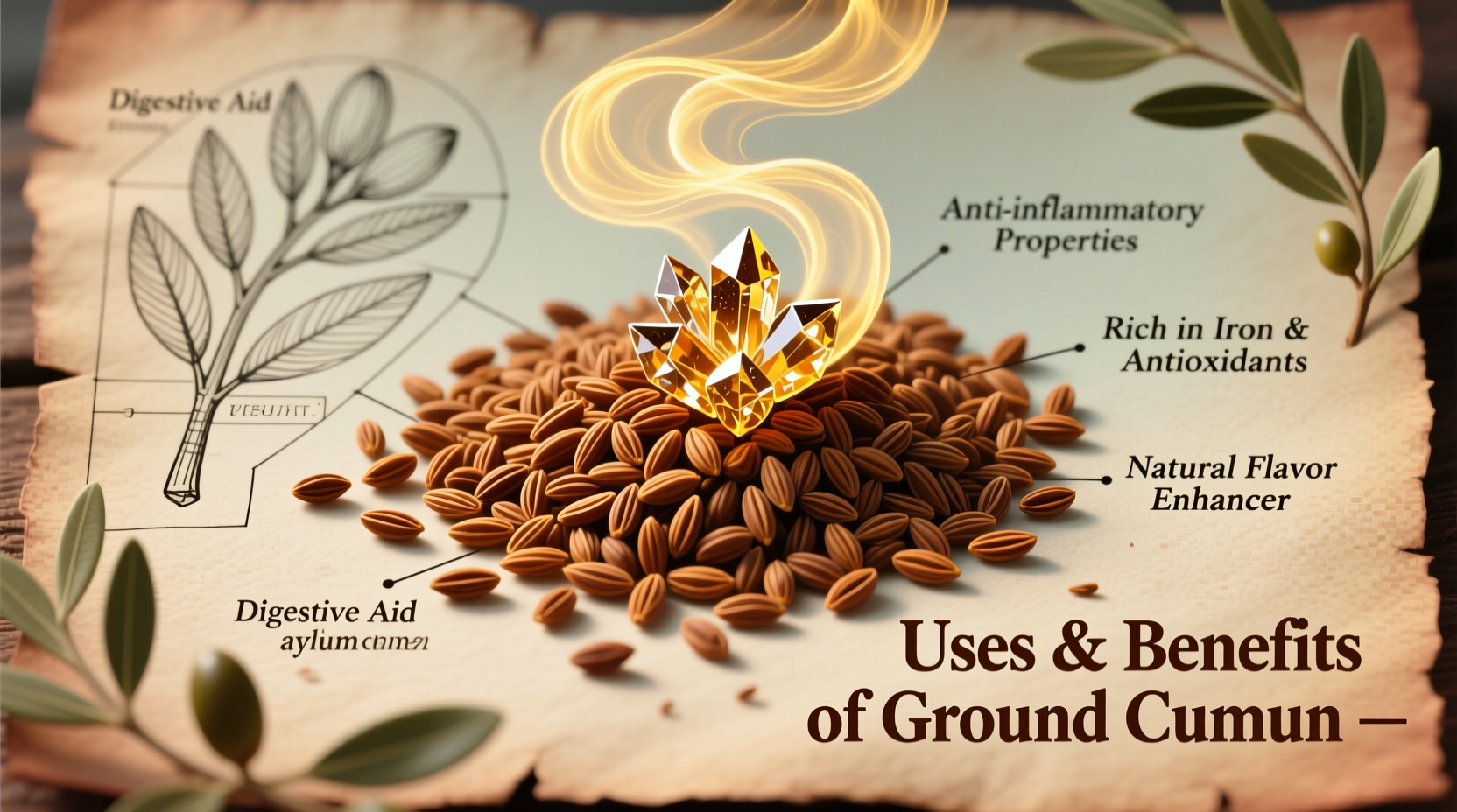 the uses and benefits of ground cumin