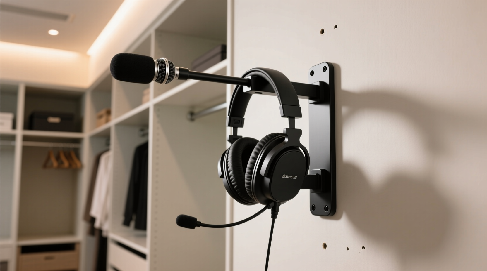 closet organization tips mic arm mounts without wall damage