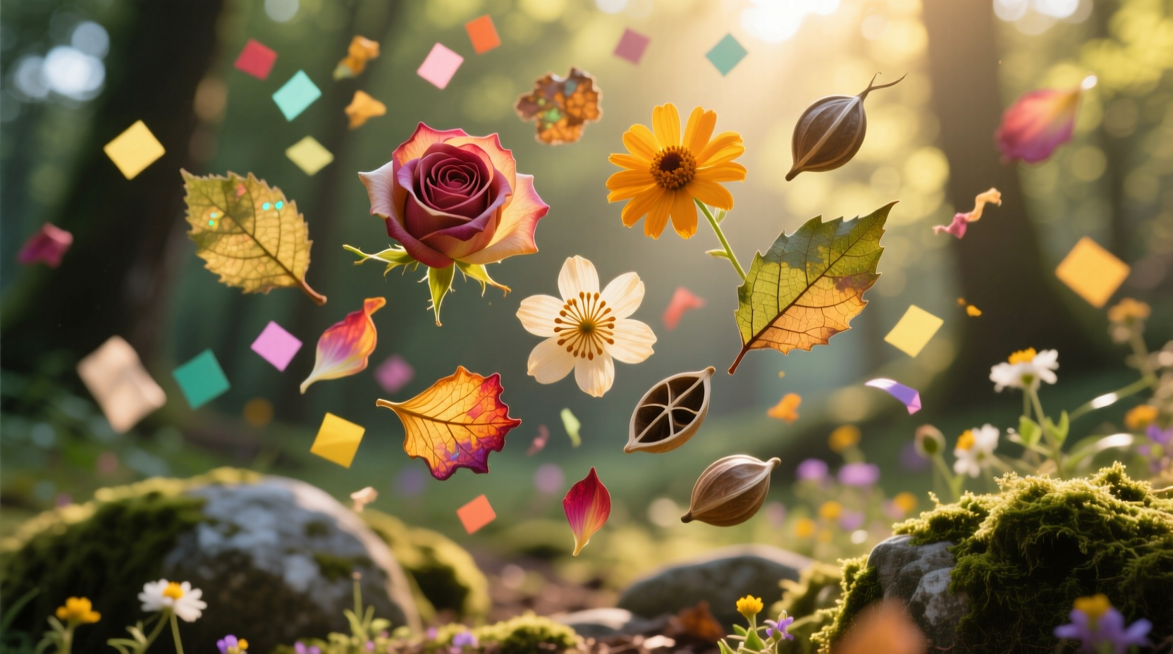 make eco friendly confetti out plants