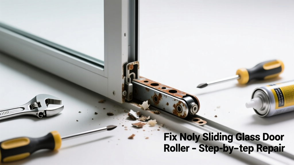 Fix Noisy Sliding Glass Door Roller Wear