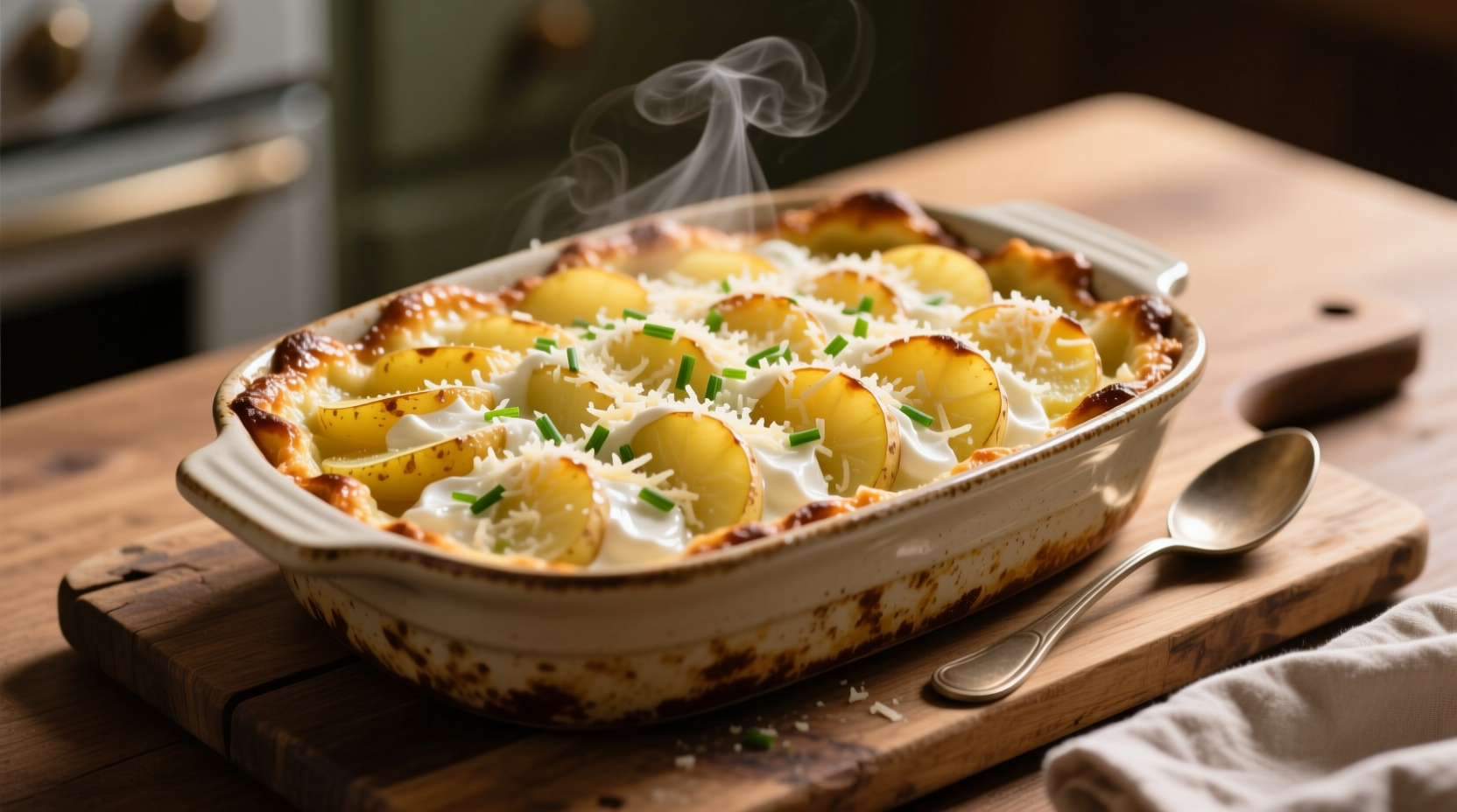 Perfect Creamy Potato Bake with Sour Cream Recipe