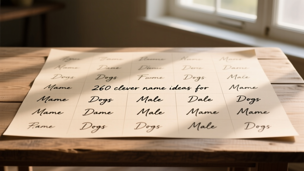 260 Clever Name Ideas for Boy Dogs