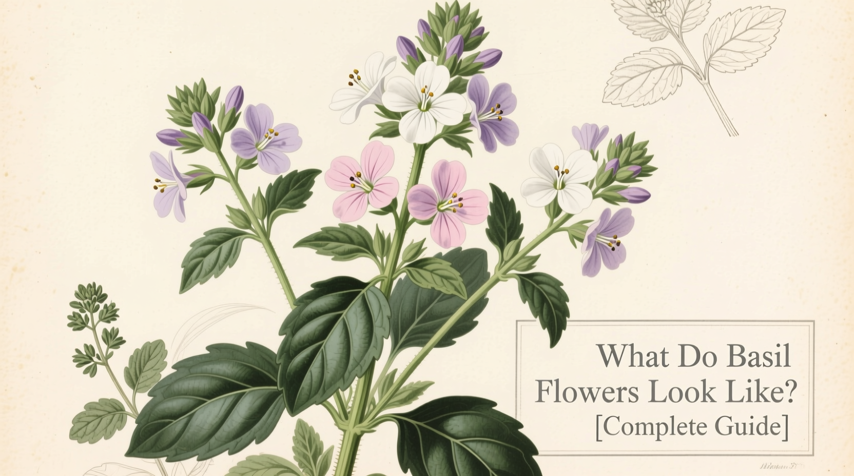 Basil Flowers: 5 Facts You Need | TheHomeSprouts