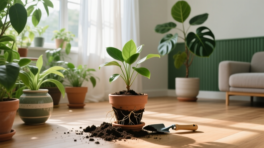 Indoor Plant Repotting Watering Guide (2026)