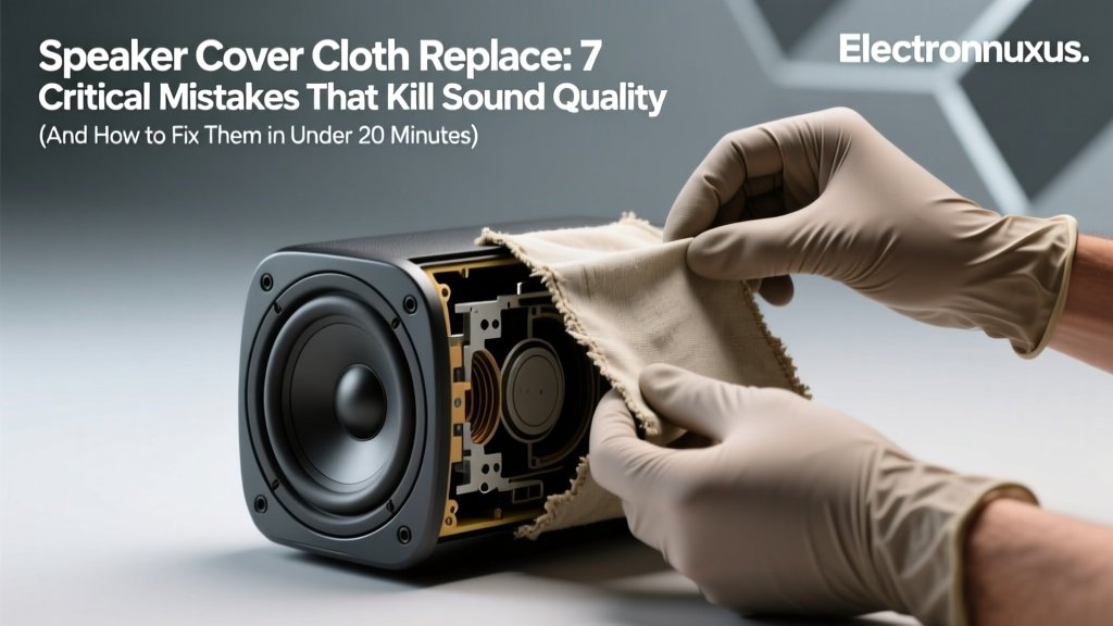 Speaker Cover Cloth Replace: 7 Critical Mistakes That Kill Sound Quality (And How to Fix Them in Under 20 Minutes)