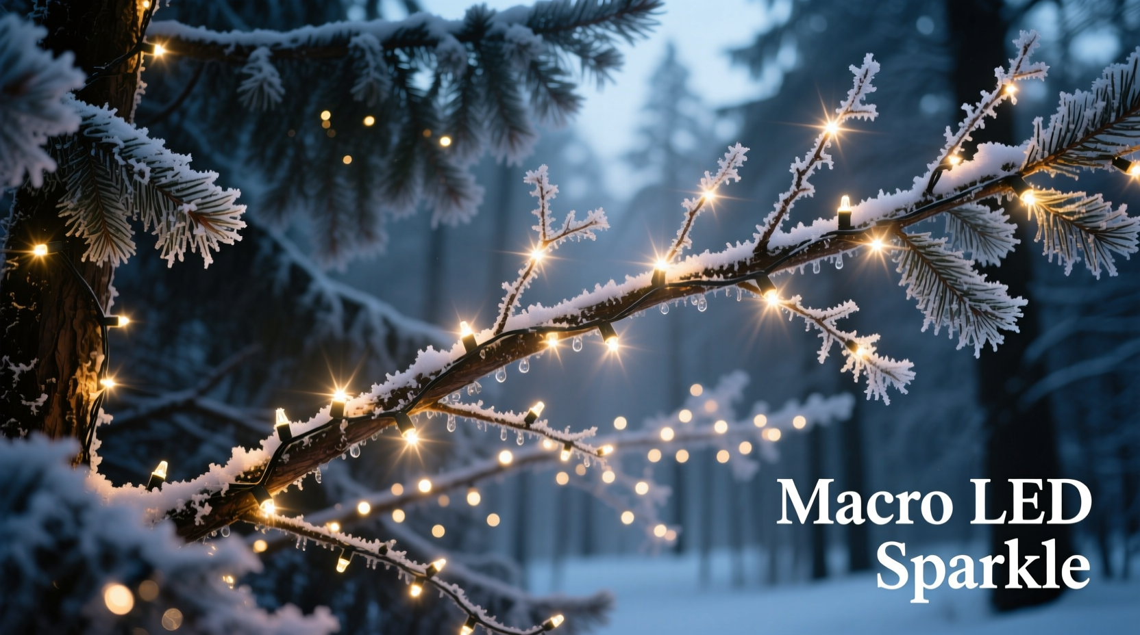 mini vs macro led lights which gives better sparkle on tree branches