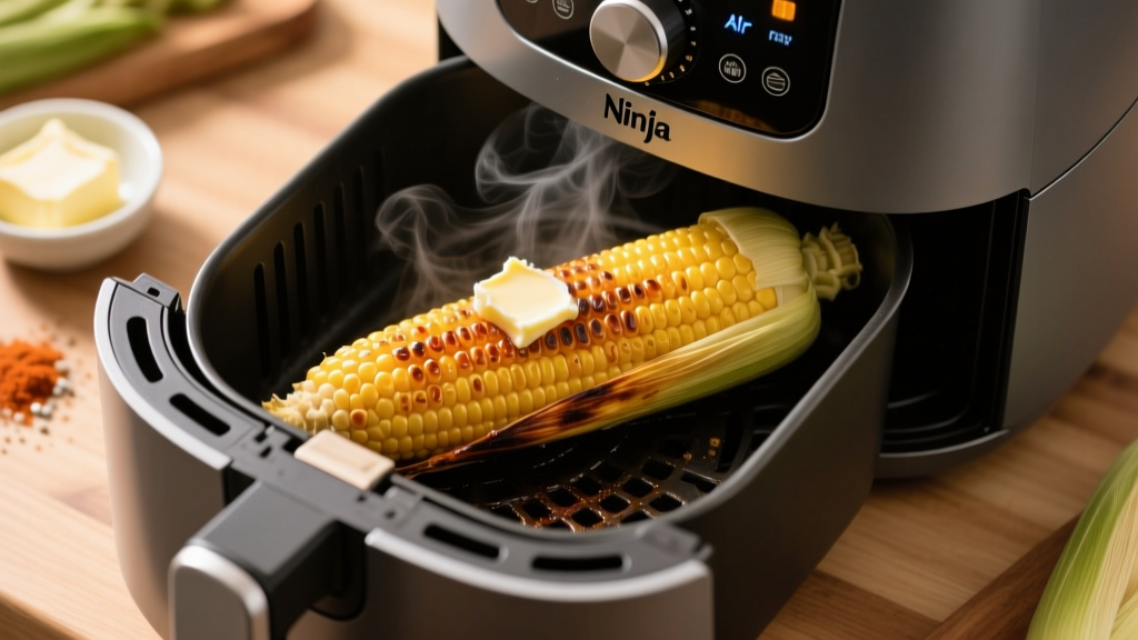 How to Cook Corn in a Ninja Air Fryer (Crispy & Juicy!)