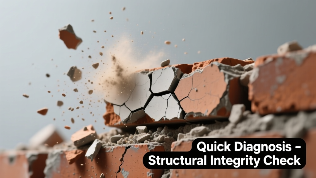 Brick Mortar Crumbling with Grinding Noise: Quick Diagnosis