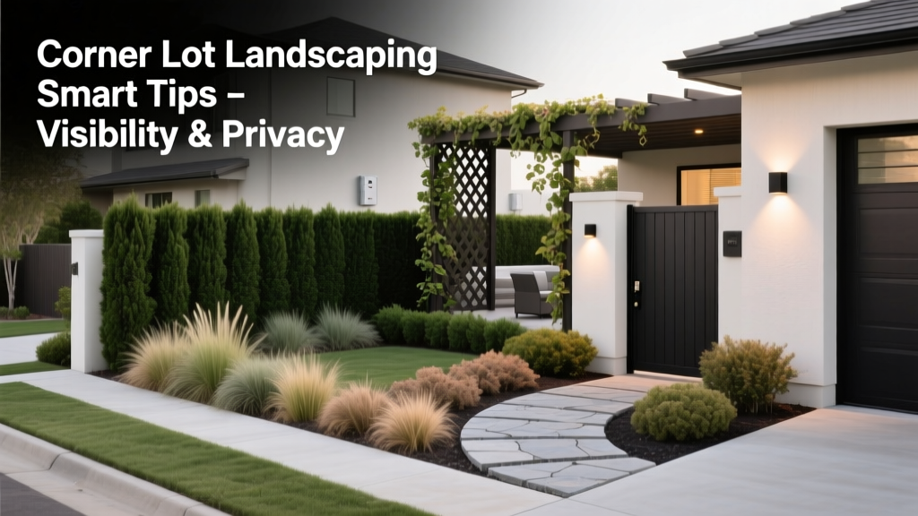 Corner Lot Landscaping: Smart Tips for Visibility & Privacy