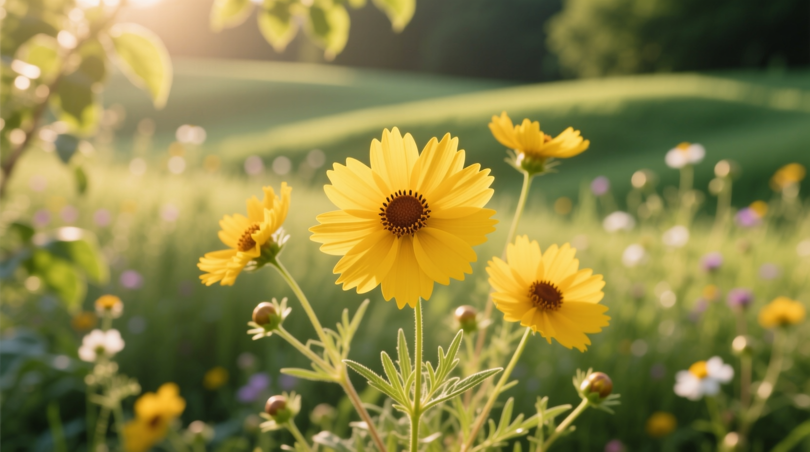 yellow coreopsis perennial flowers