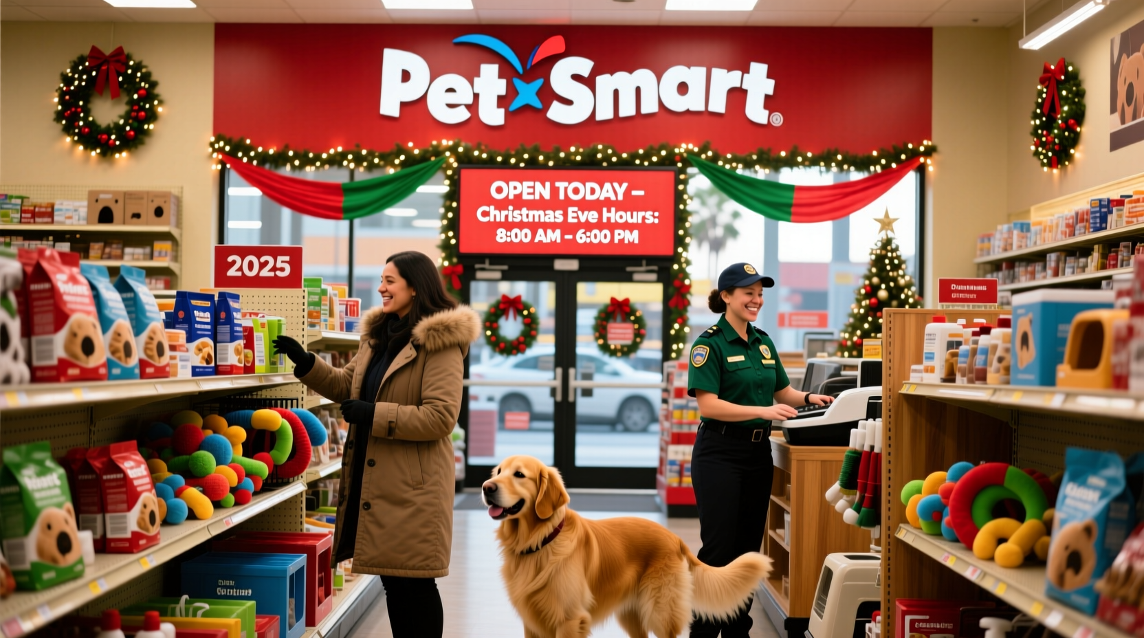 is petsmart open christmas eve