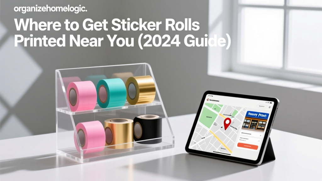 Where to Get Sticker Rolls Printed Near You (2024 Guide)