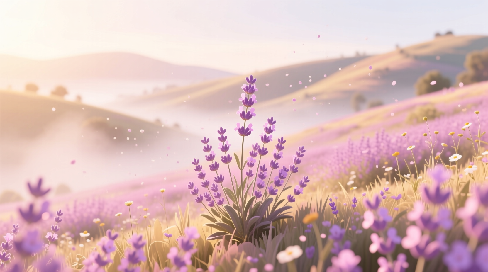 lavender plant pink
