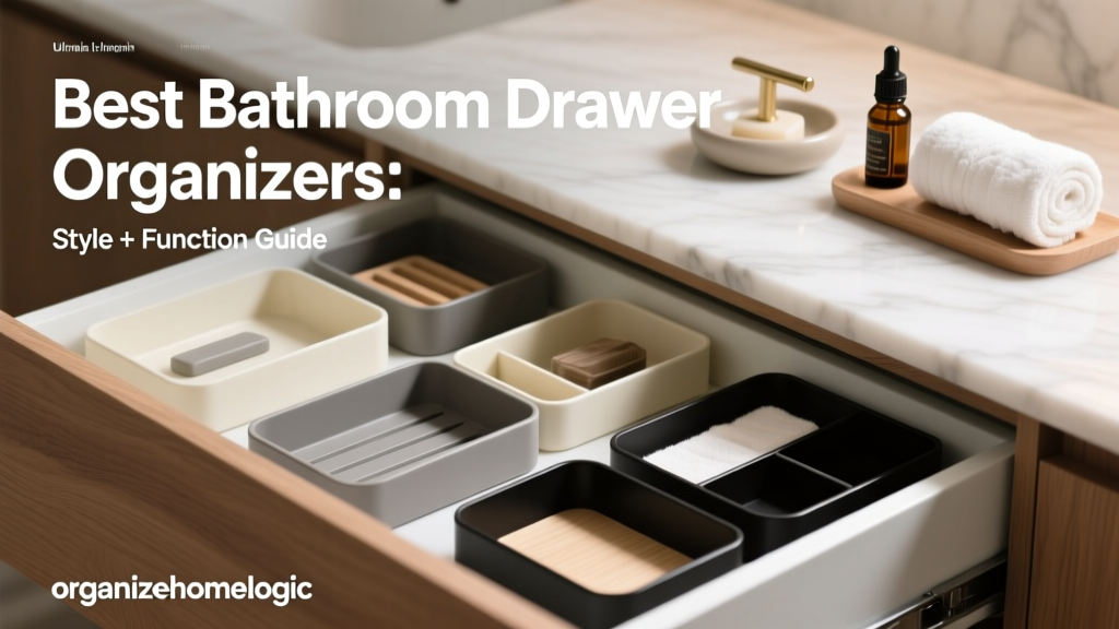 Best Bathroom Drawer Organizers: Style & Function