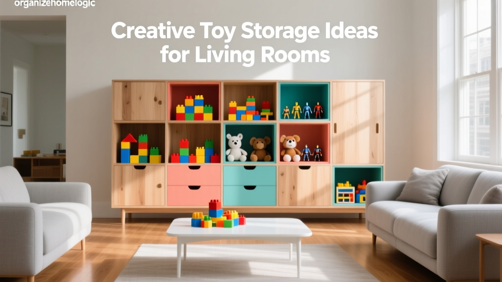 Creative Toy Storage Ideas for Living Rooms