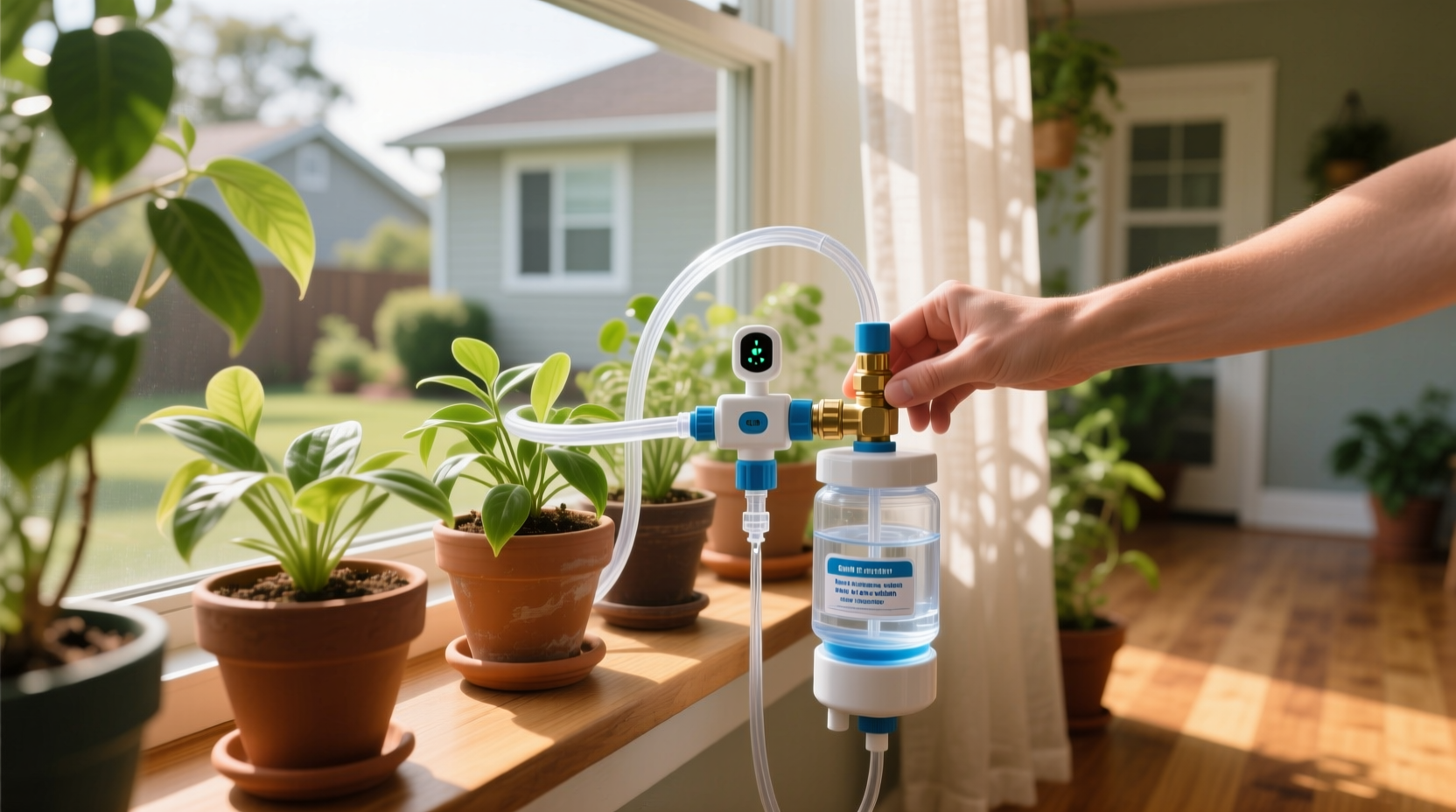 how to water plants when on vacation