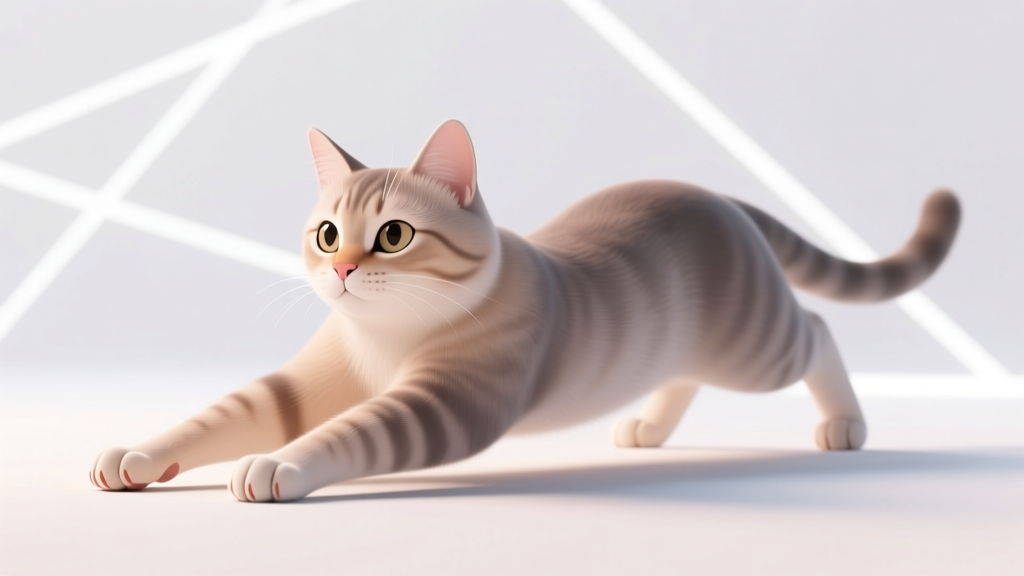 Cat Paw Extension: Stretching or Reaching for You?