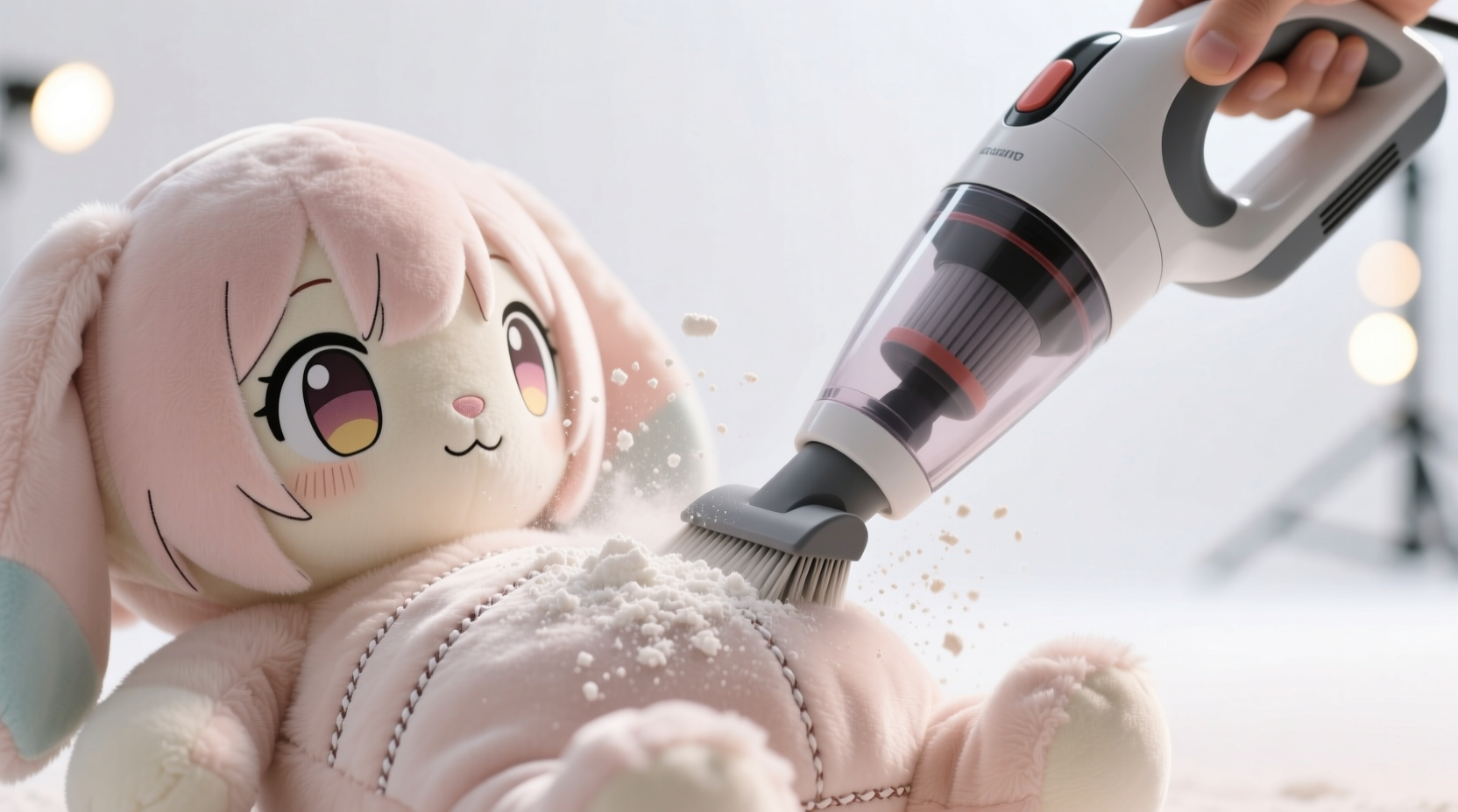 eco friendly cleaning velvet anime plush care
