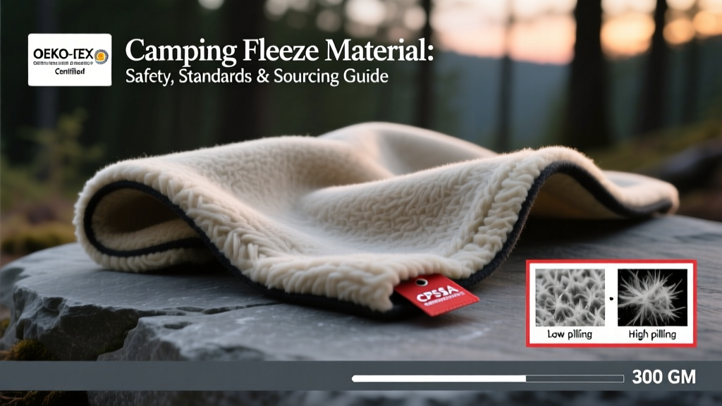 Camping Fleece Material: Safety, Standards & Sourcing Guide