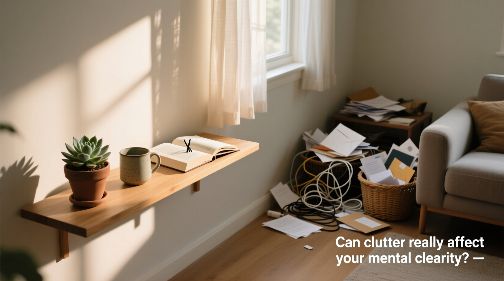 can clutter in your home really affect your mental clarity and focus