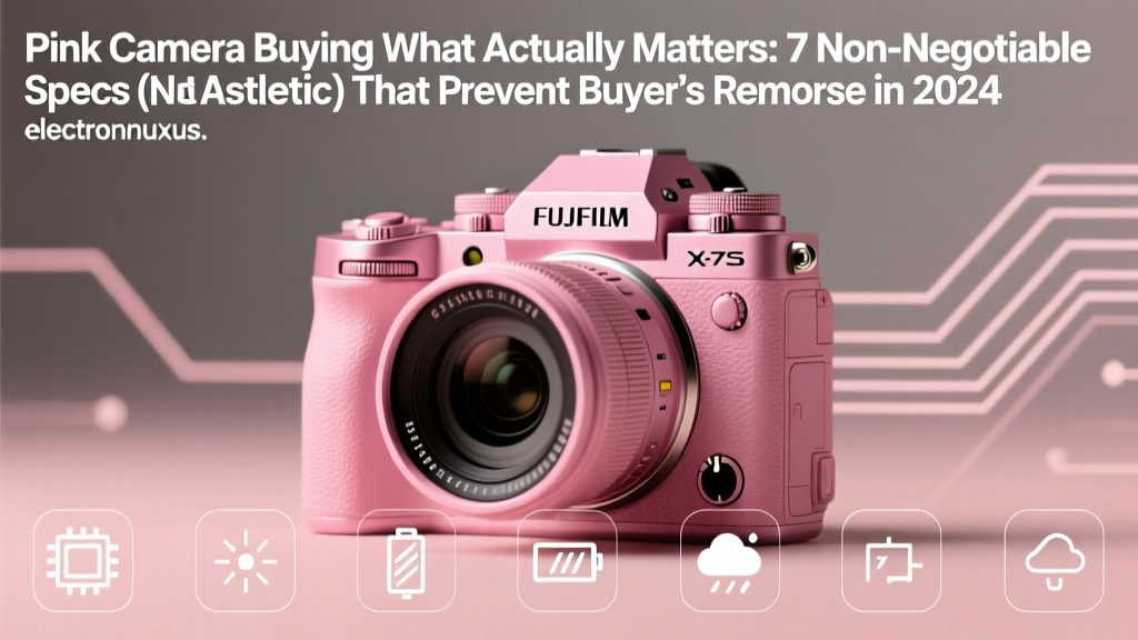 Pink Camera Buying What Actually Matters: 7 Non-Negotiable Specs (Not Aesthetic) That Prevent Buyer’s Remorse in 2024