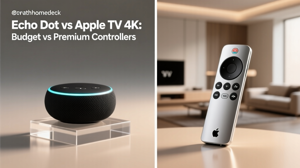 Echo Dot vs Apple TV 4K: Budget vs Premium Controllers