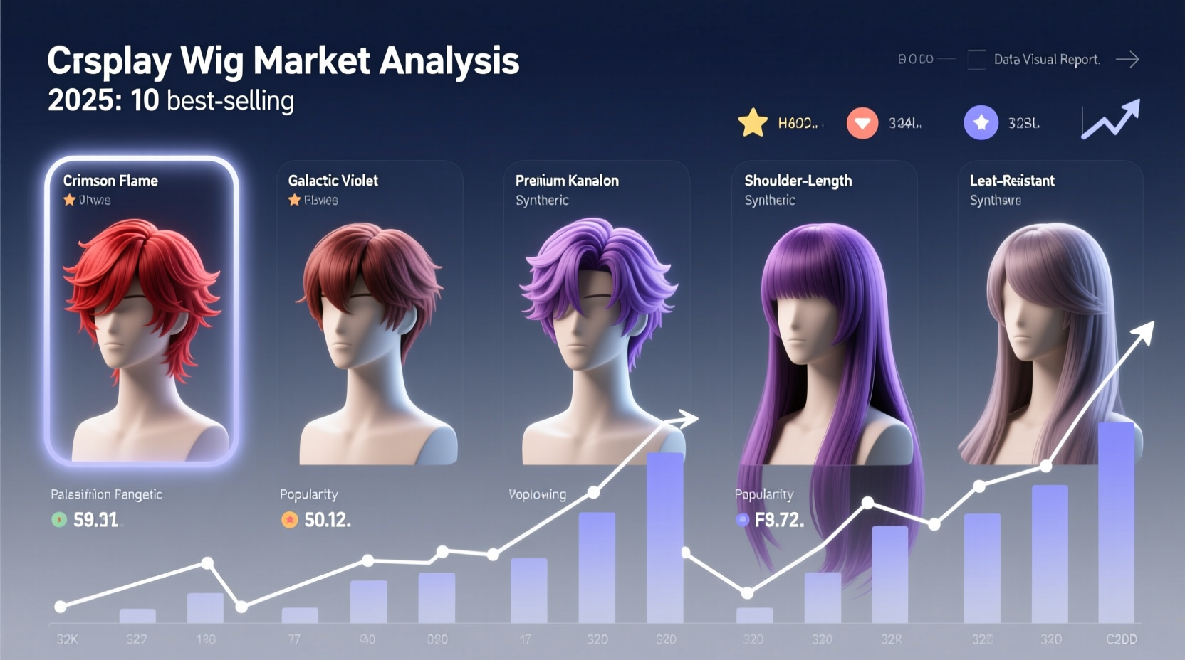 best selling cosplay wig