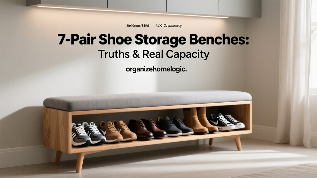 7-Pair Shoe Storage Benches: Truths & Real Capacity