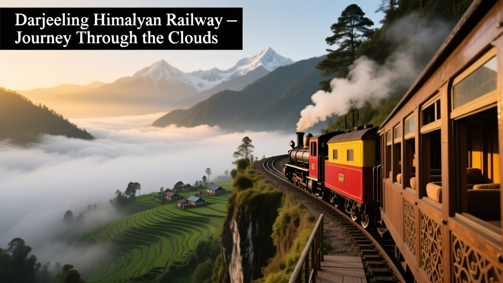Winding Through The Clouds On The Darjeeling Himalayan Railway