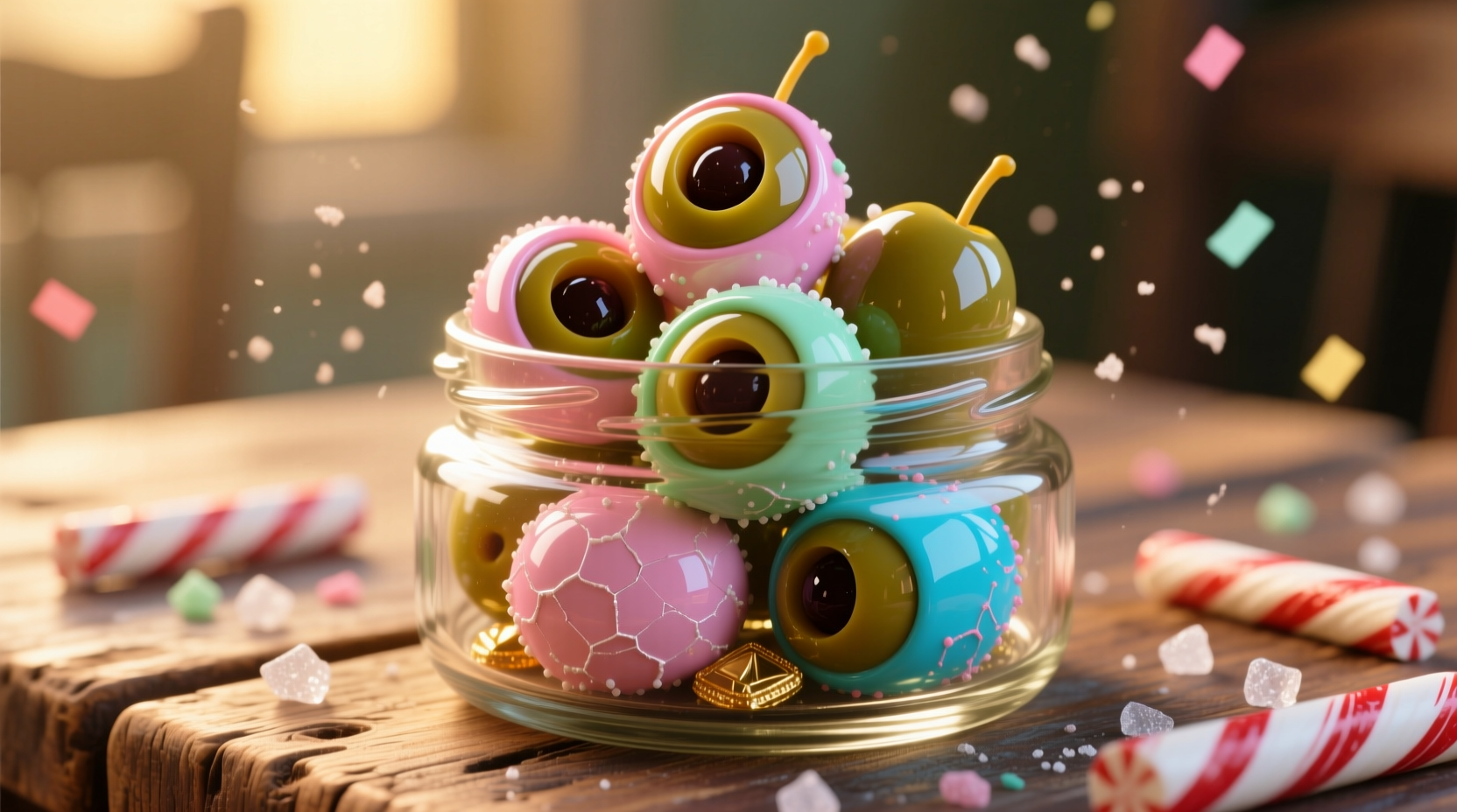 candy your olives for a surprising treat