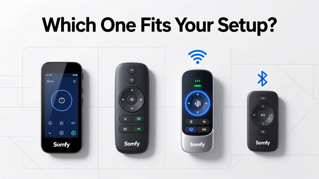 Best Somfy Remotes: RTS, IO & MyLink Tested