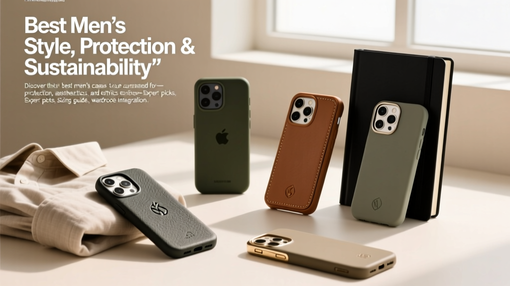 Best Men’s Phone Cases: Style, Protection & Sustainability