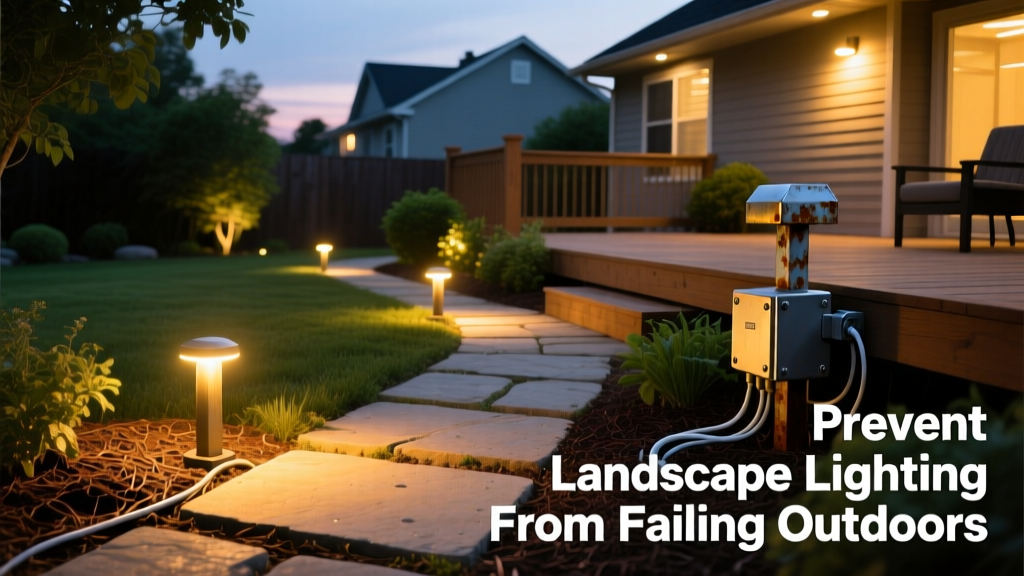 Prevent Landscape Lighting From Failing Outdoors