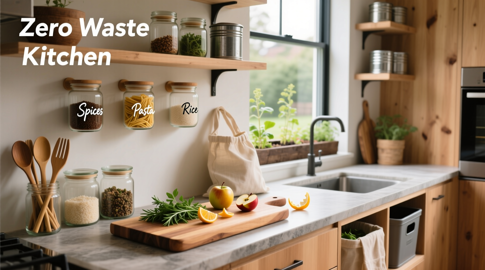 how to create a zero waste kitchen without going completely plastic free