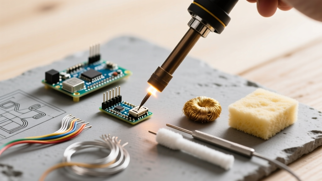Should You Sponge the Soldering Iron? Brass vs. Cellulose Compared