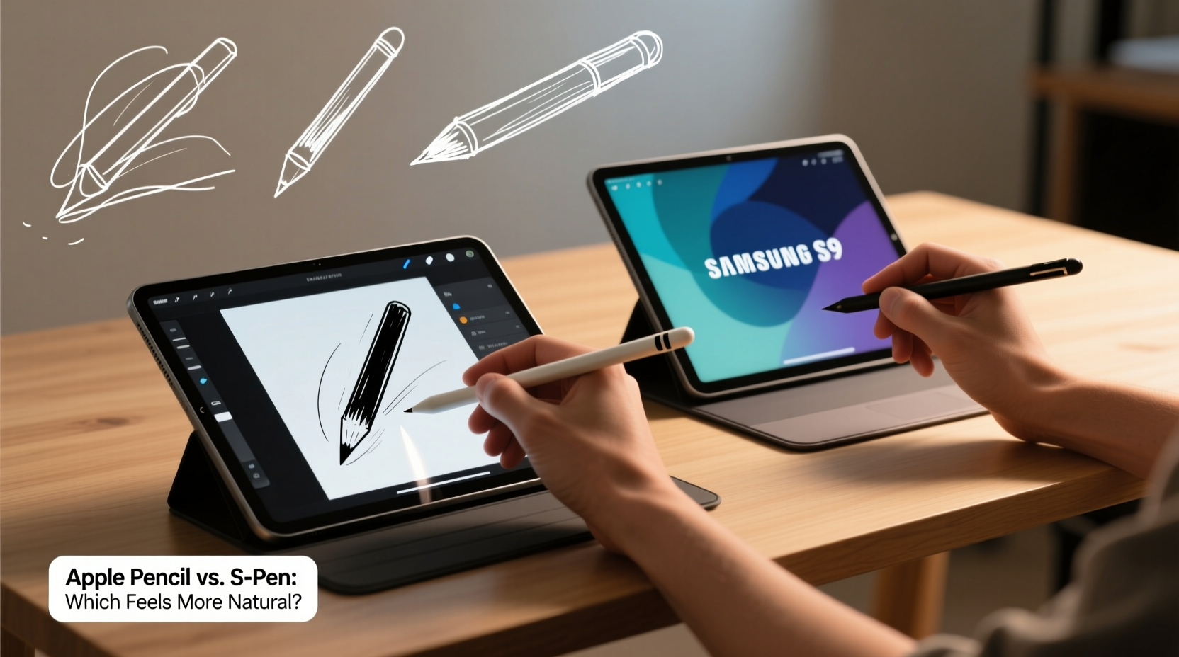 android tablets vs ipad for digital art which stylus feels more natural