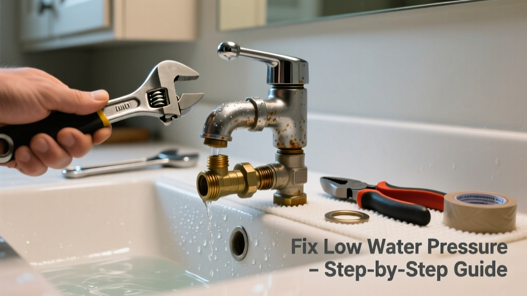 Fix Low Water Pressure with Unusual Noises