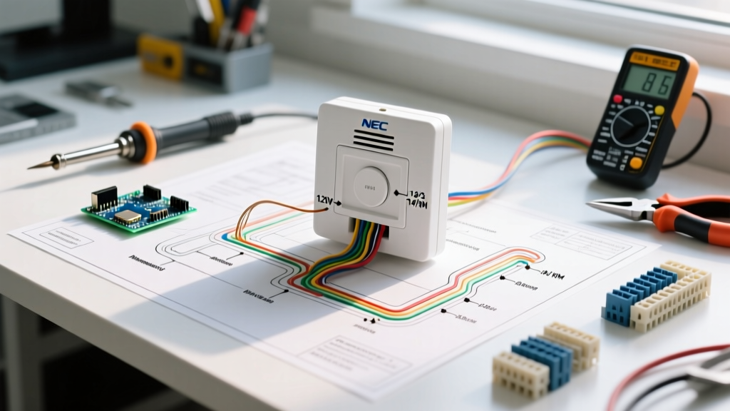 Complete Wiring Diagram for Hard Wired Smoke Detectors Setup