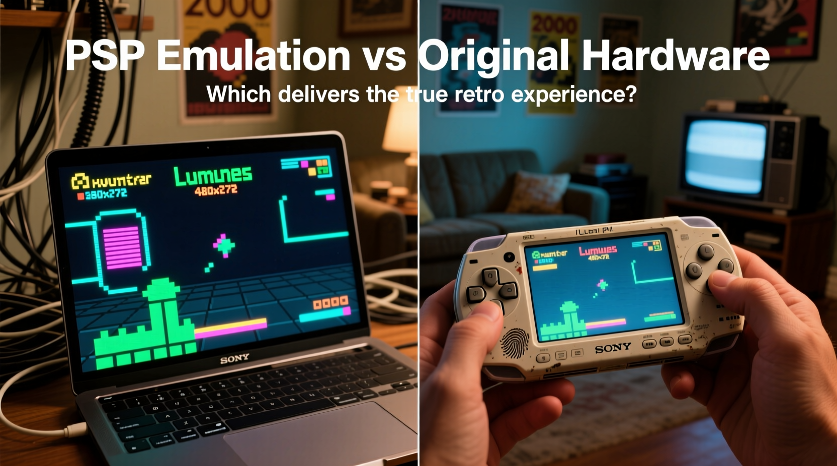 psp emulation vs original hardware which gives the true retro experience