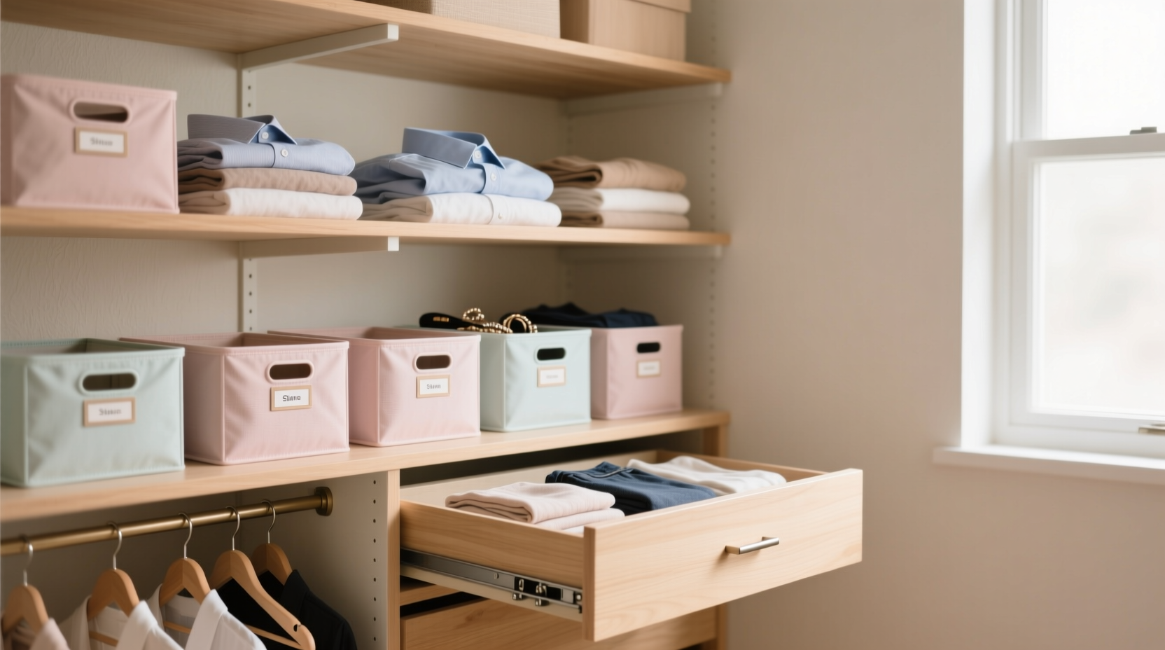 cleaning closet organization