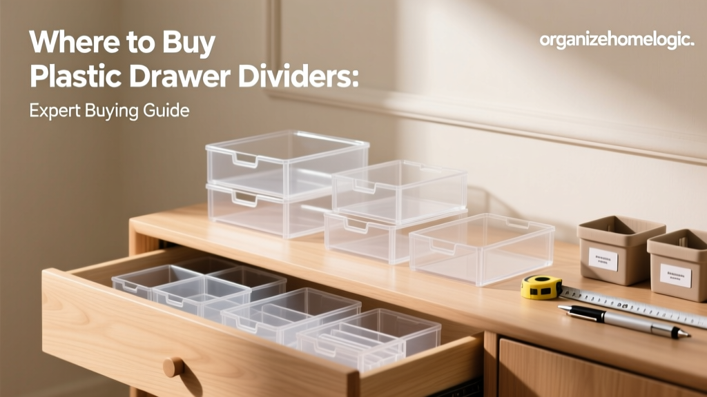Where to Buy Plastic Drawer Dividers: Expert Buying Guide