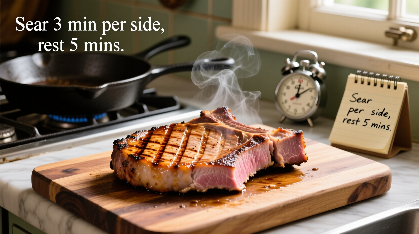 how long to cook porkchop